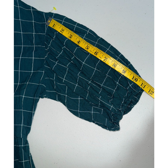 A New Day Women Medium Top Puff Sleeve Classic Holiday Interview Preppy - Picture 5 of 7